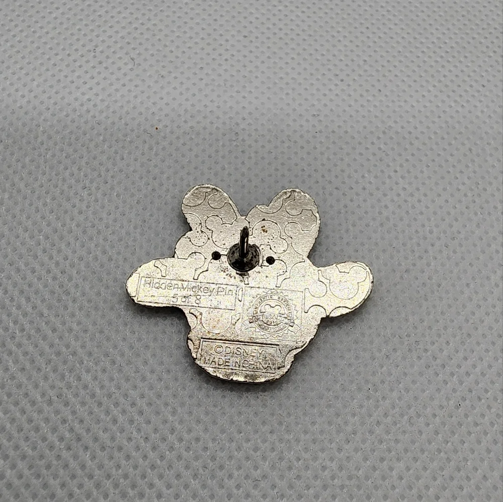 🌺 5/$25 Disney Minnie Mouse White Glove‎ Silhouette Trading Pin Hidden Mickey